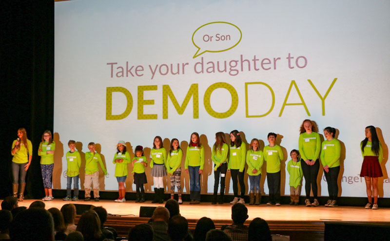 MergeLane's “Take Your Daughter (or Son) to Demo Day." 